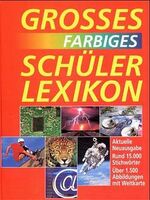 ISBN 9783817454037: Großes farbiges Schülerlexikon / Schüler - Lexikon für Schule und Freizeit. Aktuelle Neuausgabe - Rund 15.000 Stichwörter - Über 1.500 Abbildungen mit Weltkarte