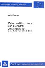 ISBN 9783820466591: Zwischen Historismus und Jugendstil – Zur Ausstattung der Zeitschrift «Pan» (1895-1900)