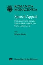 ISBN 9783823356103: Speech Appeal - Metasprache und fingierte Mündlichkeit im Werk von Mario Vargas Llosa