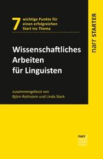 ISBN 9783823380306: Wissenschaftliches Arbeiten für Linguisten