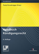 ISBN 9783824017249: Handbuch Kündigungsrecht