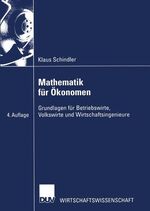 ISBN 9783824404162: Mathematik für Ökonomen