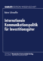 Rainer Schnauffler: Internationale Kommu