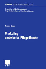 ISBN 9783824473304: Marketing ambulanter Pflegedienste