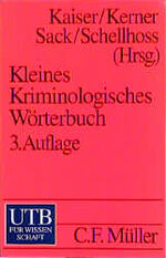 ISBN 9783825212742: Kleines kriminologisches Wörterbuch