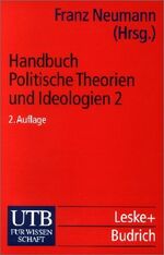 ISBN 9783825218546: Handbuch Politische Theorien und Ideologien