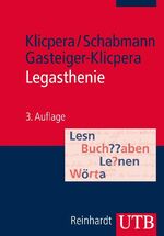 ISBN 9783825224721: Legasthenie - LRS - Modelle, Diagnose, Therapie und Förderung