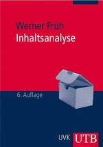 ISBN 9783825225018: Inhaltsanalyse