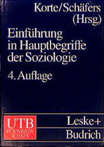 ISBN 9783825280635: Einführung in die Hauptbegriffe der Soziologie.