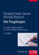 ISBN 9783825284060: Der Fragebogen - Von der Forschungsidee zur SPSS/PASW-Auswertung