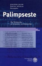 ISBN 9783825316143: Palimpseste - Zur Erinnerung an Norbert Altenhofer