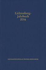 ISBN 9783825368067: Lichtenberg-Jahrbuch 2016