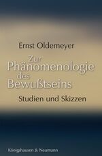 ISBN 9783826029240: Zur Phänomenologie des Bewußtseins - Studien und Skizzen