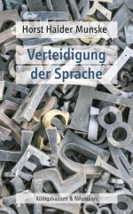 ISBN 9783826090455: Verteidigung der Sprache