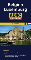 ISBN 9783826419690: ADAC LänderKarte Belgien, Luxemburg 1:300 000