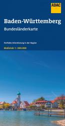 ISBN 9783826423284: ADAC Bundesländerkarte Deutschland 11 Baden-Württemberg 1:300.000