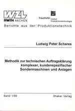 ISBN 9783826545771: Methodik zur technischen Auftragsklärung komplexer, kundenspezifischer Sondermaschinen und Anlagen