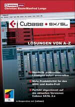 ISBN 9783826613081: CUBASE SX/SL Lösungen von A-Z