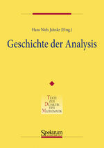Jahnke, Hans Niels: Geschichte der Analy Jahnke, Hans Niels: Geschichte der Analy