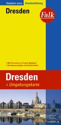 Falk Stadtplan Extra Standardfaltung Dresden 1:20 000 - mit Ortsteilen von Freital, Radebeul