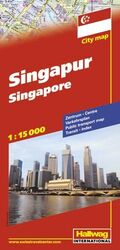 ISBN 9783828306257: Singapur – Stadtplan. Massstab 1:15000