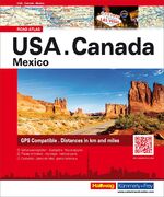 ISBN 9783828308350: Hallwag Strassenatlas USA, Canada, Mexico - USA, Kanada, Mexico in übersichtlichen Karten mit Spiralbindung, Ortsverzeichnis, 4WD Tracks und Reiseinformationen. GPS tauglich