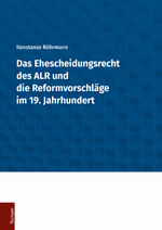 ISBN 9783828840034: Das Ehescheidungsrecht des ALR und die Reformvorschläge im 19. Jahrhundert