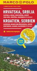 MARCO POLO Länderkarte Kroatien, Serbien