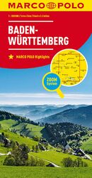 ISBN 9783829740722: MARCO POLO Regionalkarte Deutschland 11 Baden-Württemberg 1:200.000