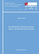 ISBN 9783830025580: Der Markt für Solarien zwischen Staats- und Marktverantwortung