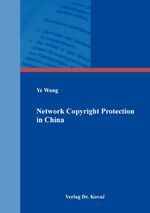 ISBN 9783830098652: Network Copyright Protection in China