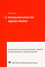 ISBN 9783830513544: Verbraucherschutz bei digitalen Medien.