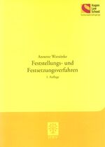 ISBN 9783830532965: Feststellungs- und Festsetzungsverfahren - 1. Auflage