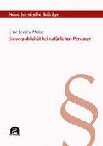 ISBN 9783831647897: Steuerpublizität bei natürlichen Personen