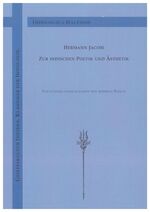 ISBN 9783832291181: Hermann Jacobi zur indischen Poetik und Ästhetik