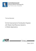 ISBN 9783832549565: On the Improvement of Combustion Engines with Waste Heat Recovery Systems in Mobile Applications