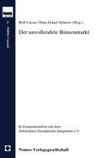 ISBN 9783832900014: Der unvollendete Binnenmarkt