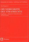 ISBN 9783832902742: Grundbegriffe des Strafrechts – Grundlagen - Allgemeine Verbrechenslehre - Aufbauschemata