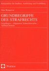 ISBN 9783832902742: Grundbegriffe des Strafrechts