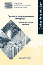 ISBN 9783832902759: Ökologische Innovationssysteme im Vergleich - Nationale und regionale Fallstudien