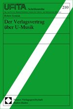 ISBN 9783832902995: Der Verlagsvertrag über U-Musik