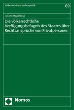 ISBN 9783832917869: Die völkerrechtliche Verfügungsbefugnis des Staates über Rechtsansprüche von Privatpersonen