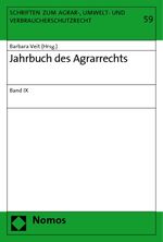 Jahrbuch des Agrarrechts - Band IX