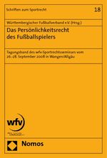 ISBN 9783832955014: Das Persönlichkeitsrecht des Fußballspielers