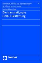 ISBN 9783832955755: Die transnationale GmbH-Bestattung