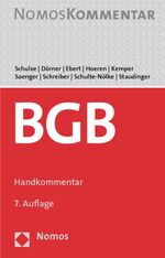 ISBN 9783832968106: Bürgerliches Gesetzbuch – Handkommentar