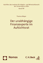 ISBN 9783832976033: Der unabhängige Finanzexperte im Aufsichtsrat