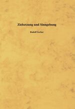 ISBN 9783833003899: Zielsetzung und Sinngebung