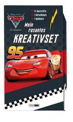 ISBN 9783833235139: Disney Cars 3: Mein rasantes Kreativset - Malblock, Rätselblock, 12 Buntstifte