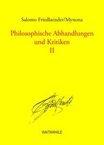 ISBN 9783833470233: Philosophische Abhandlungen und Kritiken 2